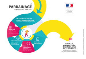 Infographie parrainage Ministère du travail