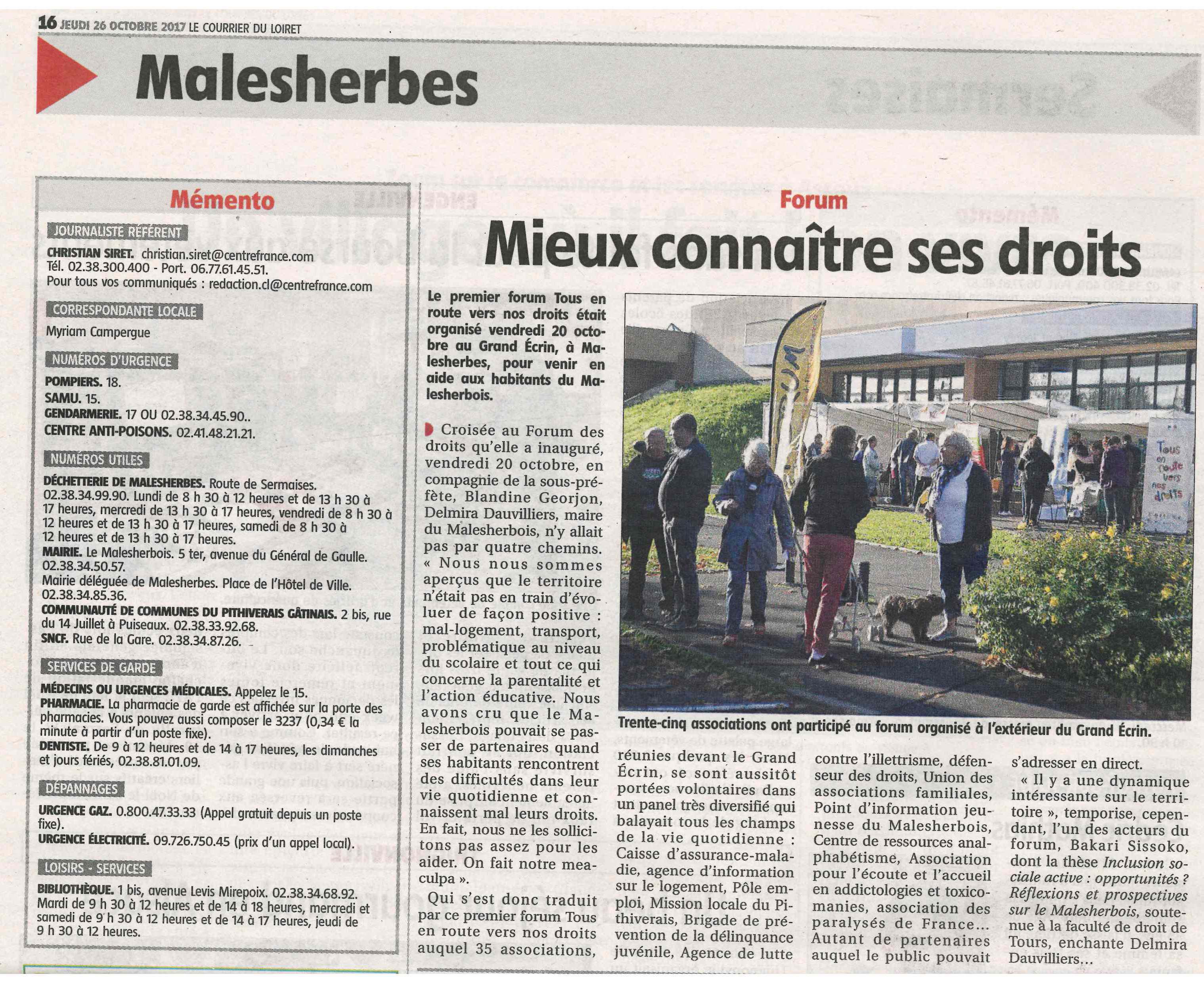 ARTICLE FORUM DES DROITS MALESHERBOIS