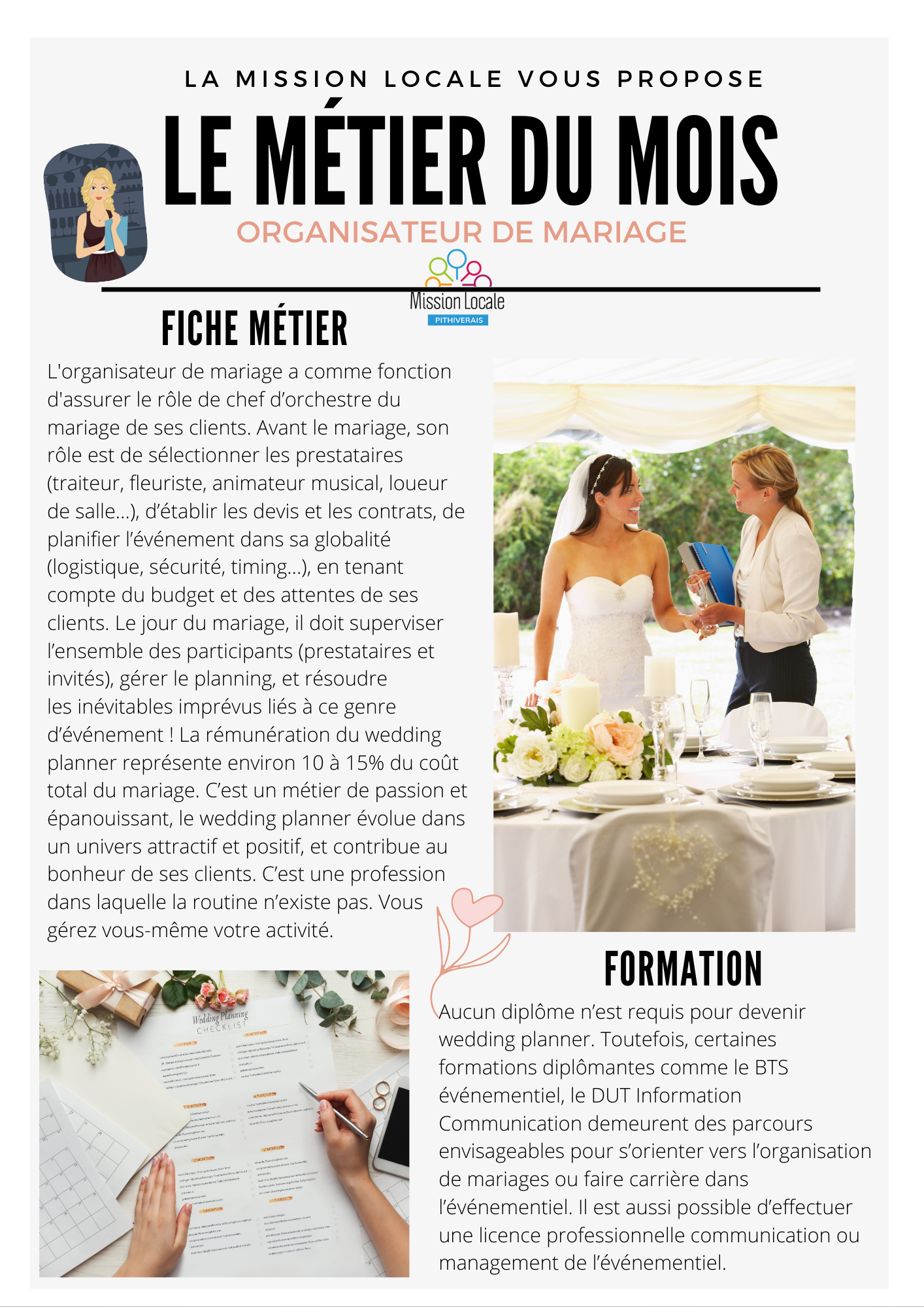 Formation Devenir wedding planner Devenir Organisateur de Mariage