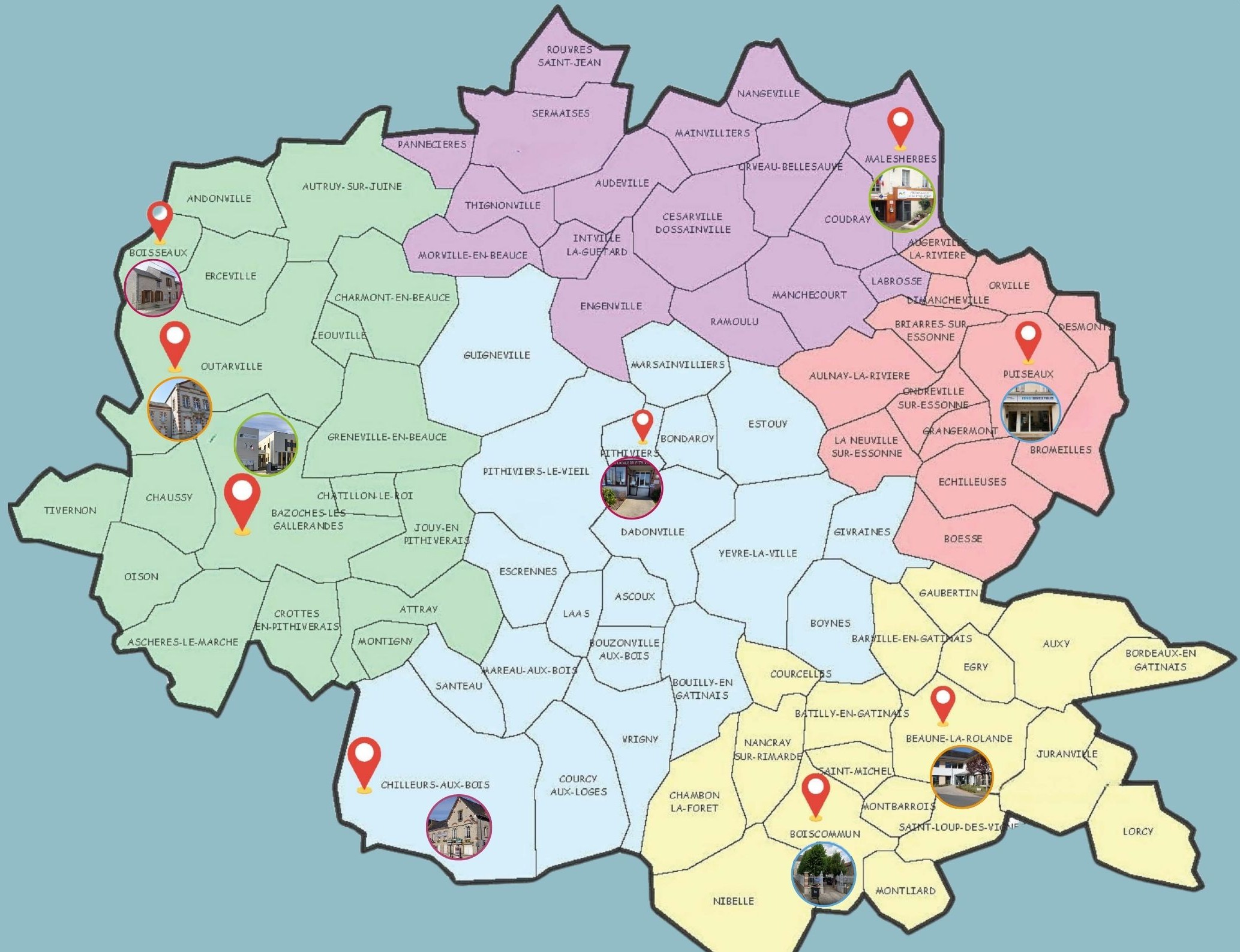 Site d'accueil et lieux de permanence