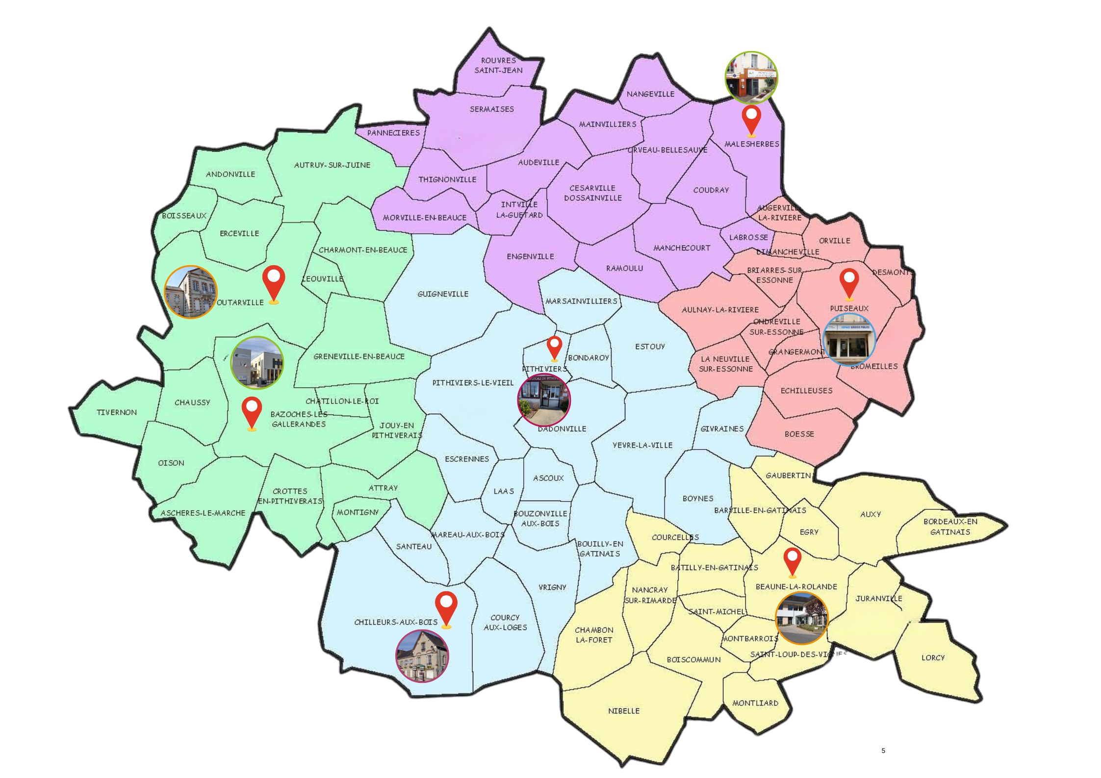 Site d'accueil et lieux de permanence